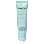 SeroVital Smile Revitalizing Toothpaste Nano-Hydroxyapatite Toothpaste, Formulated without Fluoride, Whitening Toothpaste for Sensitive Teeth   4 oz., Mint Kiss
