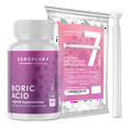 thumbnail image 1 of Seroflora Boric Acid Vaginal Suppositories for Women with Suppository Applicators - Boric Acid Pills Support Vaginal Odor Control - 30 Suppositories 7 Applicators, 1 of 7