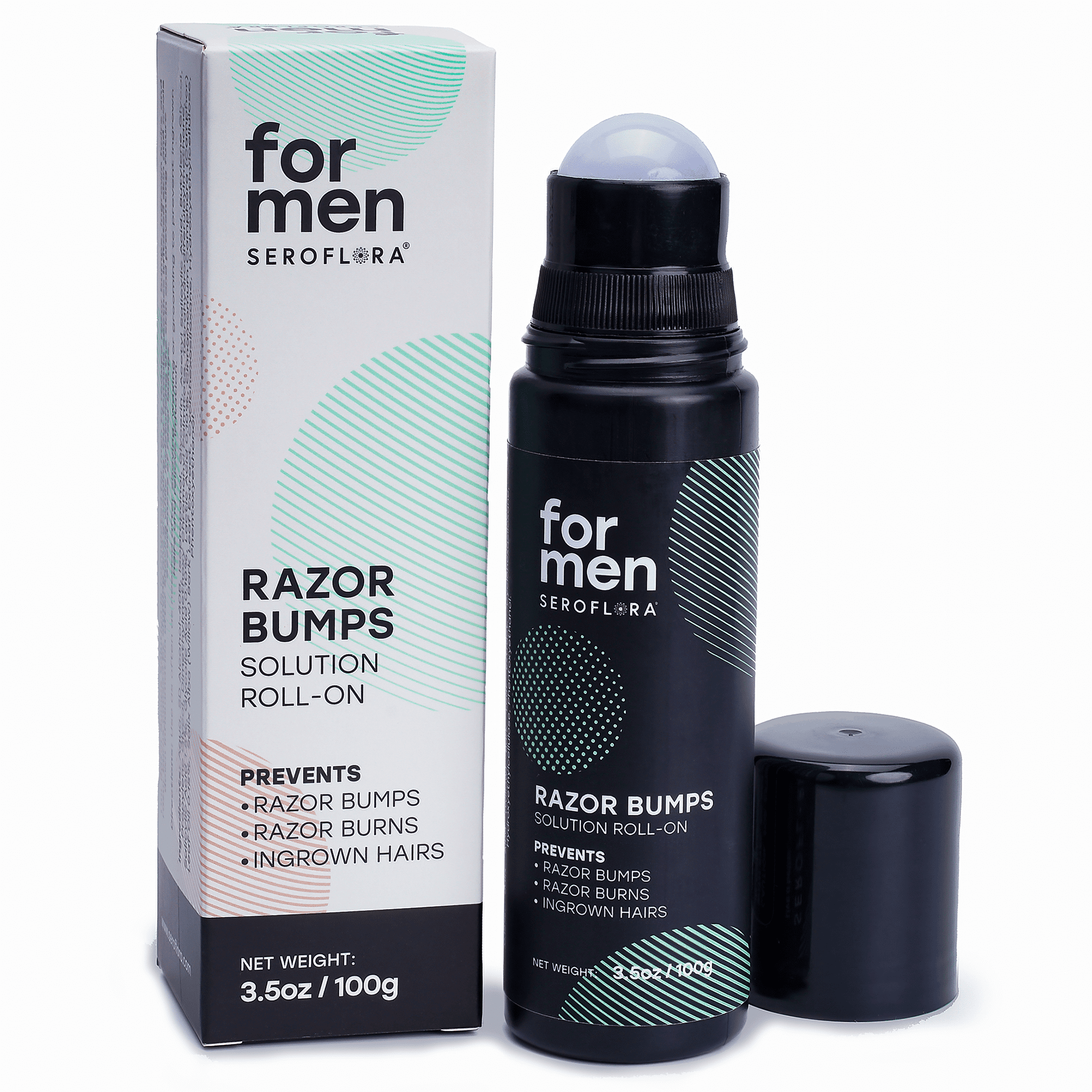 Seroflora Men's AntiRazor Bumps & Ingrown Hair Treatment After Shave