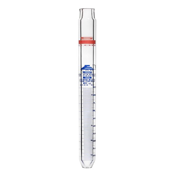 Serological Pipette, 5ml - Class B, Tolerance 0.050ml - Blue Graduations - Color Code, Red - Calibrated for Delivery to Jet - Borosilicate Glass - Eisco Labs