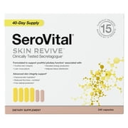 Serovital Skin Revive   Anti-Aging Supplement for Women   Supports Skin Hydration, Energy, Immune Health & Fine Line Reduction   240 Capsules   40-Day Supply
