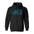thumbnail image 1 of Serpent Head With An Ikal Text Hoodie Men -Ikal Designs, Male Small, 1 of 4