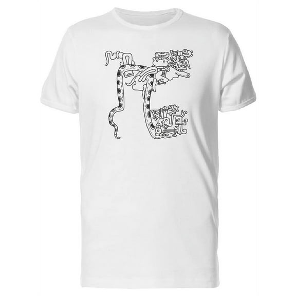 Serpent In Maya Style T-Shirt Men -Image by Shutterstock, Male 4X-Large