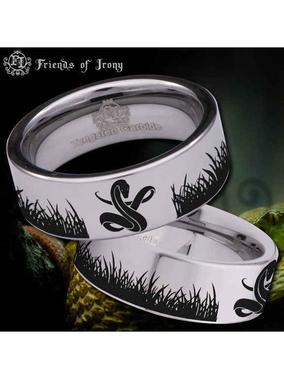 Serpent Tungsten Carbide Ring
