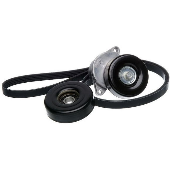 Serpentine Belt Drive Component Kit - Compatible with 1993, 1998 - 2001 Saturn SW2 1.9L 4-Cylinder DOHC GAS 1999 2000