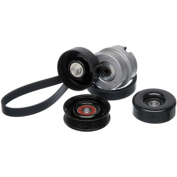 Serpentine Belt Drive Component Kit - Compatible with 1997 - 2002 Ford E-150 Econoline 4.2L V6 GAS 1998 1999 2000 2001