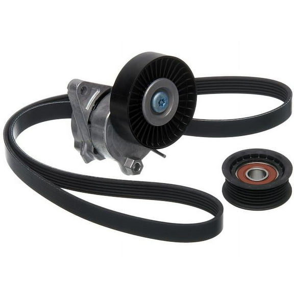 Serpentine Belt Drive Component Kit - Compatible with 1998 - 2002 Mercedes-Benz E320 3.2L V6 GAS 1999 2000 2001