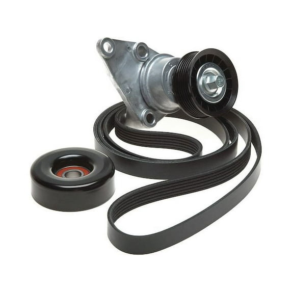 Serpentine Belt Drive Component Kit - Compatible with 1999 - 2002 Chevy Silverado 2500 2000 2001