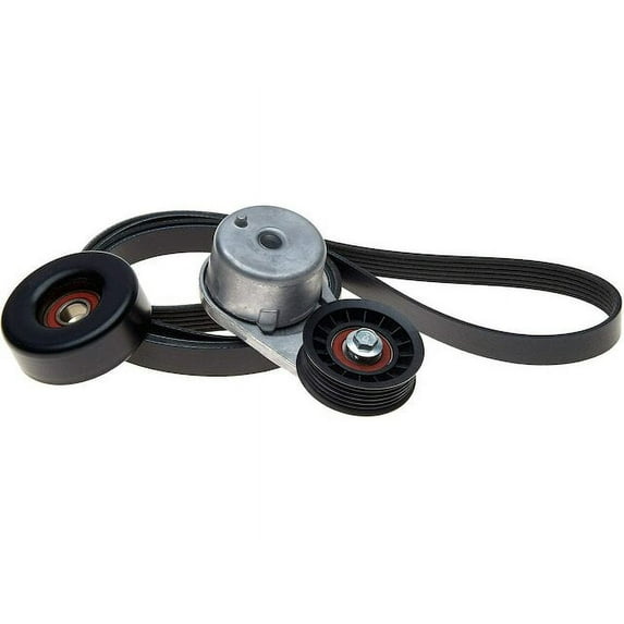 Serpentine Belt Drive Component Kit - Compatible with 2001 - 2005 Ford Explorer Sport Trac 2002 2003 2004