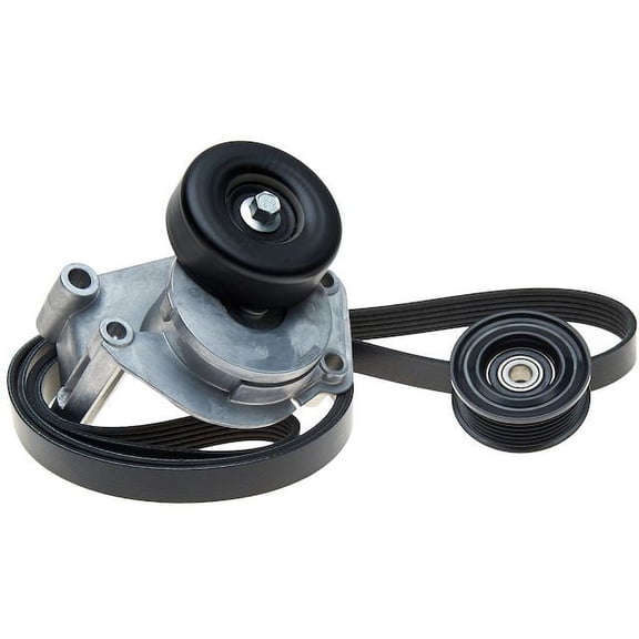 Serpentine Belt Drive Component Kit - Compatible with 2001 - 2006 LS430 4.3L V8 GAS 2002 2003 2004 2005