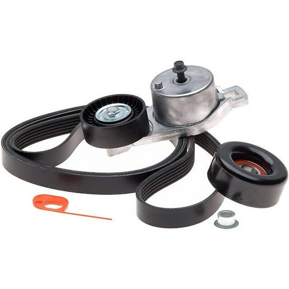 Serpentine Belt Drive Component Kit - Compatible with 2001 - 2007 Dodge Grand Caravan 2002 2003 2004 2005 2006