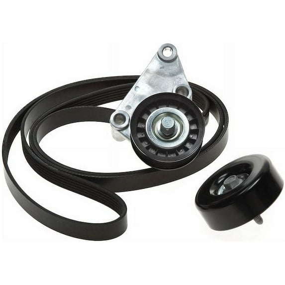 Serpentine Belt Drive Component Kit - Compatible with 2002 - 2006 Chevrolet Silverado 1500 - Gates