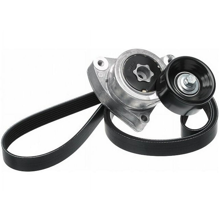 Serpentine Belt Drive Component Kit Compatible with 2002 2006 Honda CR V 2.4L 4 Cylinder Gas 2003 2004 2005