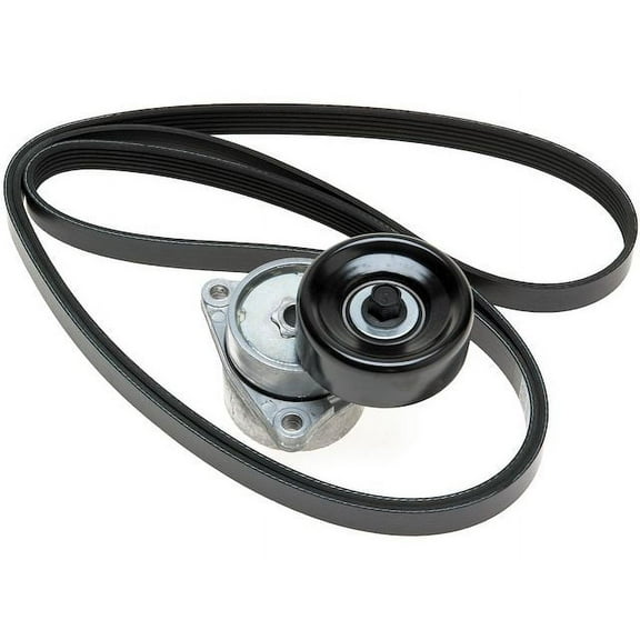 Serpentine Belt Drive Component Kit - Compatible with 2002 - 2006 Nissan Sentra 2.5L 4-Cylinder GAS 2003 2004 2005