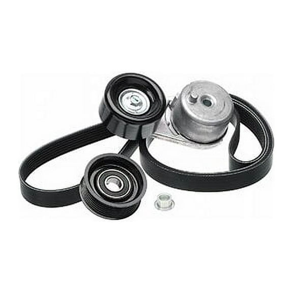 Serpentine Belt Drive Component Kit - Compatible with 2005 - 2006, 2008 Nissan Pathfinder 4.0L V6 GAS