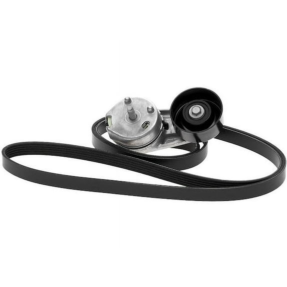 Serpentine Belt Drive Component Kit - Compatible with 2005 - 2007 Ford Freestyle 3.0L V6 GAS 2006