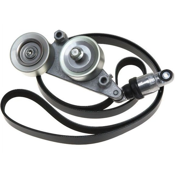 Serpentine Belt Drive Component Kit - Compatible with 2005 - 2010 Honda Odyssey 3.5L V6 J35A7 GAS 2006 2007 2008 2009