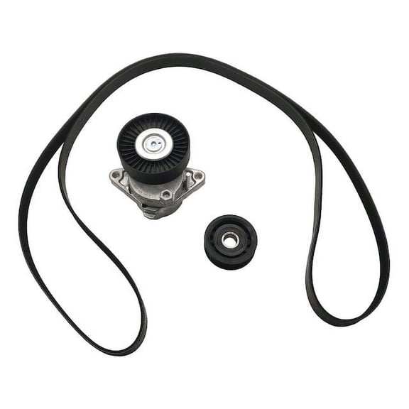 Serpentine Belt Drive Component Kit - Compatible with 2005 - 2010 Mercedes-Benz SLK55 AMG 5.5L V8 Gas - Replacement