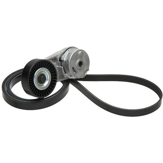 Serpentine Belt Drive Component Kit - Compatible with 2005 - 2012 Chevy Malibu 2006 2007 2008 2009 2010 2011