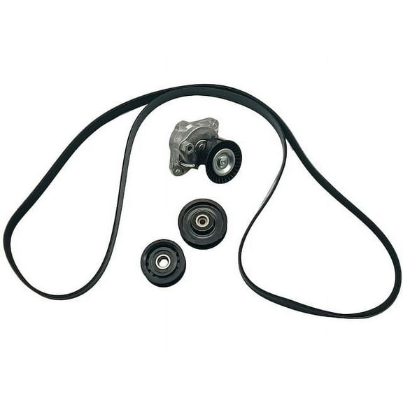 Serpentine Belt Drive Component Kit - Compatible with 2006 - 2007 Mercedes-Benz CLK350 3.5L V6 Gas