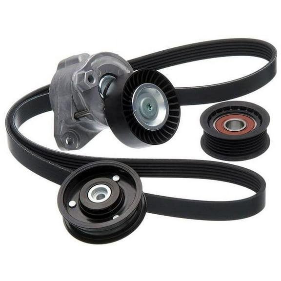 Serpentine Belt Drive Component Kit - Compatible with 2006 - 2008 Mercedes-Benz R350 3.5L V6 GAS 2007