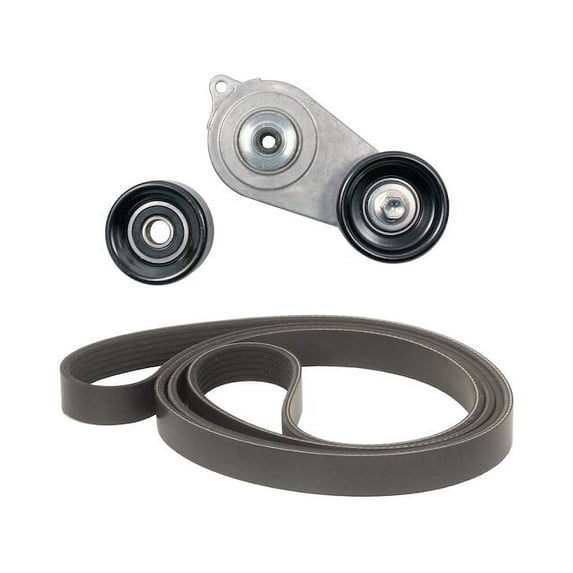 Serpentine Belt Drive Component Kit - Compatible with 2006 - 2011 Honda Ridgeline 3.5L V6 Gas 2007 2008 2009 2010
