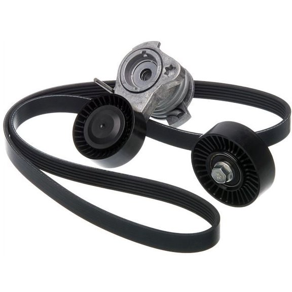 Serpentine Belt Drive Component Kit - Compatible with 2006 BMW 325i 3.0L 6-Cylinder GAS