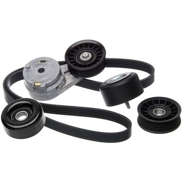 Serpentine Belt Drive Component Kit - Compatible with 2007 - 2008 Saturn Aura 3.5L V6 GAS