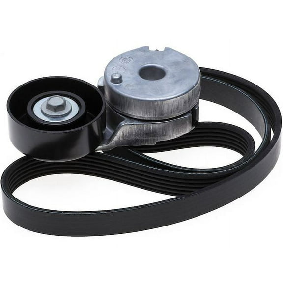 Serpentine Belt Drive Component Kit - Compatible with 2007 - 2012 Nissan Sentra 2.0L 4-Cylinder GAS 2008 2009 2010 2011