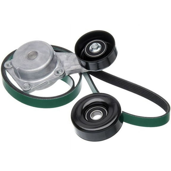 Serpentine Belt Drive Component Kit - Compatible with 2008 - 2010 Ford F-350 Super Duty 2009