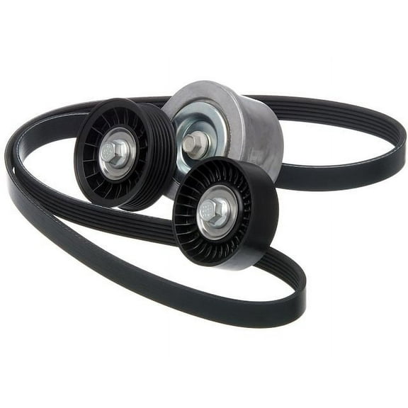 Serpentine Belt Drive Component Kit - Compatible with 2008 - 2010 Jeep Commander - Gates