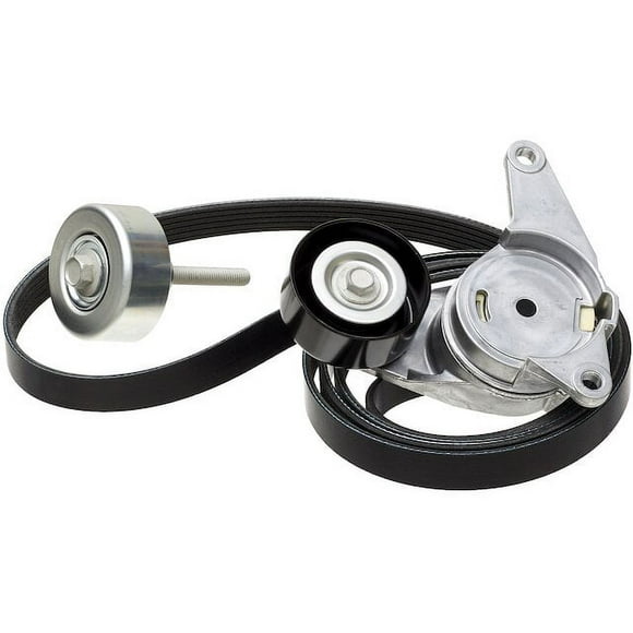 Serpentine Belt Drive Component Kit - Compatible with 2008 - 2010 Saturn Vue 3.6L V6 GAS 2009