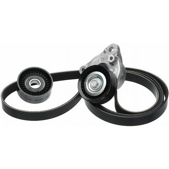 Serpentine Belt Drive Component Kit - Compatible with 2008 - 2011 Ford Focus 2.0L 4-Cylinder GAS 2009 2010