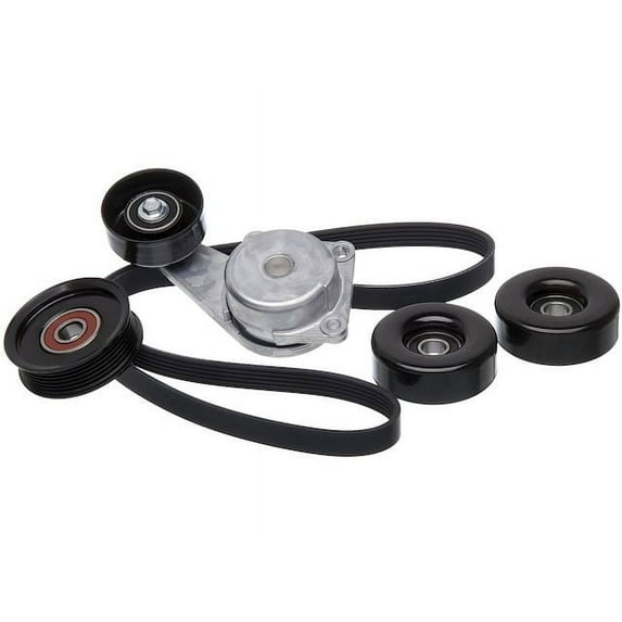 Serpentine Belt Drive Component Kit - Compatible with 2008 Lincoln Mark LT 5.4L V8 GAS - Gates