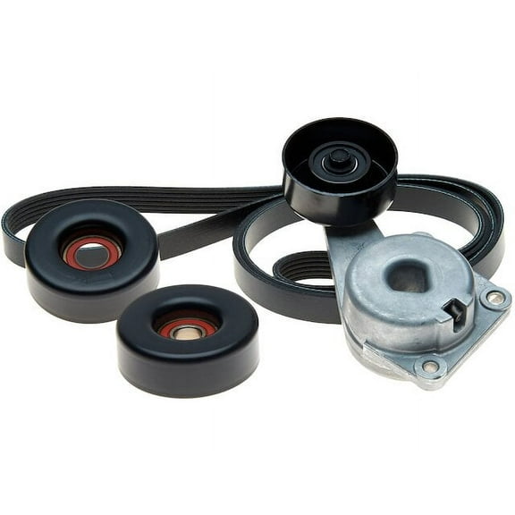 Serpentine Belt Drive Component Kit - Compatible with 2009 - 2014 Ford Expedition 2010 2011 2012 2013