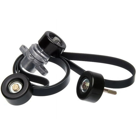 Serpentine Belt Drive Component Kit - Compatible with 2009 - 2014 Nissan Maxima 3.5L V6 GAS 2010 2011 2012 2013