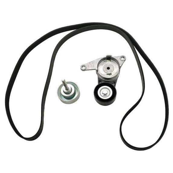 Serpentine Belt Drive Component Kit - Compatible with 2010 Cadillac SRX 2.8L V6 Gas