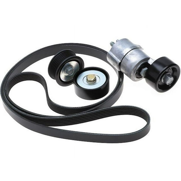 Serpentine Belt Drive Component Kit - Compatible with 2011 - 2013 Kia Optima 2.4L 4-Cylinder GAS 2012