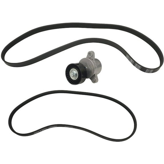 Serpentine Belt Drive Component Kit - Compatible with 2015 - 2017 Lincoln Navigator 3.5L V6 Gas 2016