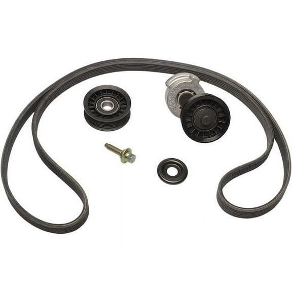 Serpentine Belt Drive Solution Kit - Compatible with 1996 - 2000 Dodge Caravan 3.0L V6 1997 1998 1999