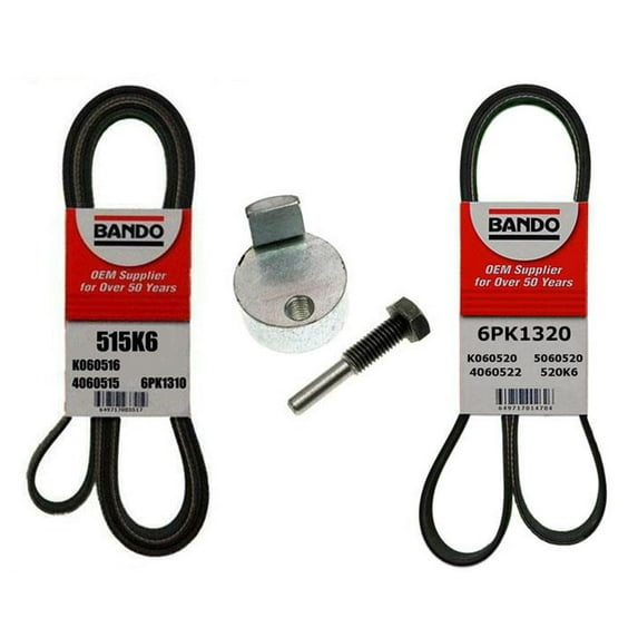 Serpentine Belts with Installation Tool for Mazda 3 2.0L 2.3L 2004-2009