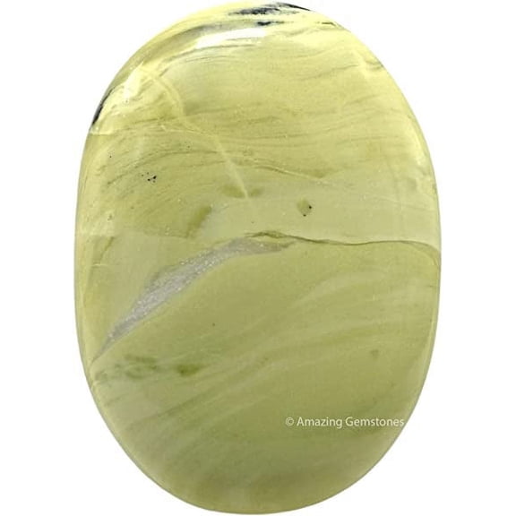Serpentine Crystal Palm Stone