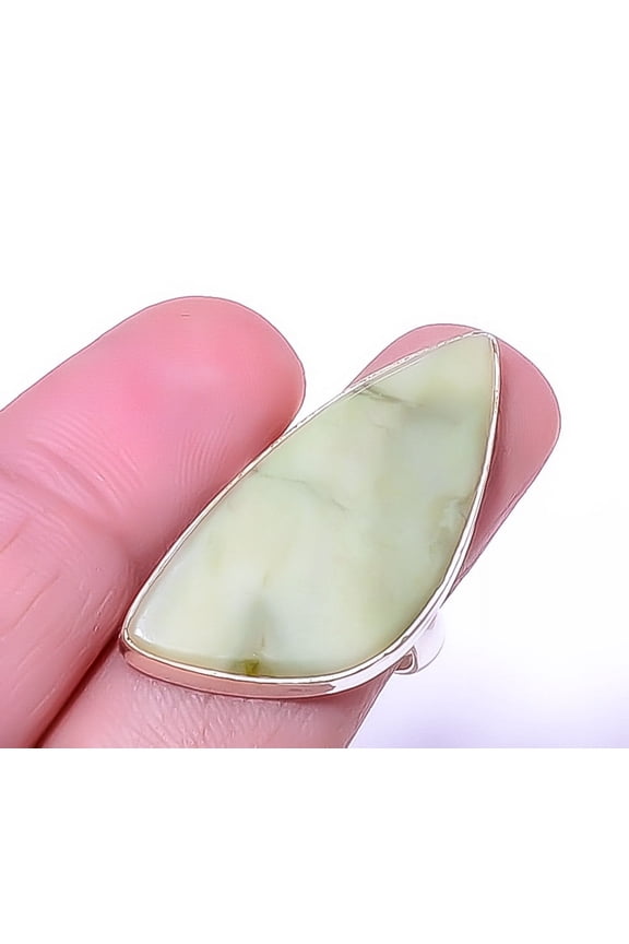 Serpentine Gemstone Handmade Gemstone 925 Silver Plated Handmade Ring s.7 A359, Valentine's Day Gift, Birthday Gift, Beautiful Jewelry For Woman