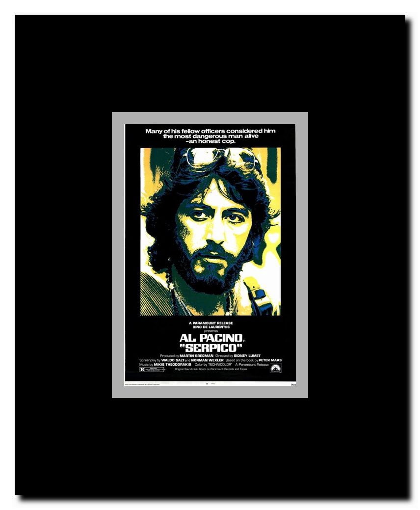 Serpico Framed Movie Poster