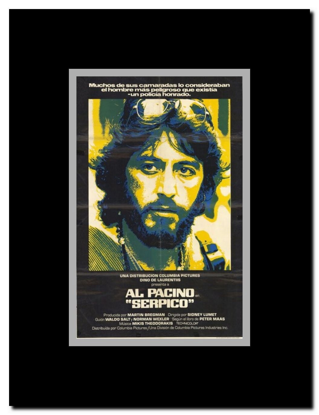 Serpico Framed Movie Poster