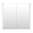 thumbnail image 1 of Serra 36" Aluminum Frameless Clear Surface-Mount Lighted Mirror Medicine Cabinet, 1 of 16