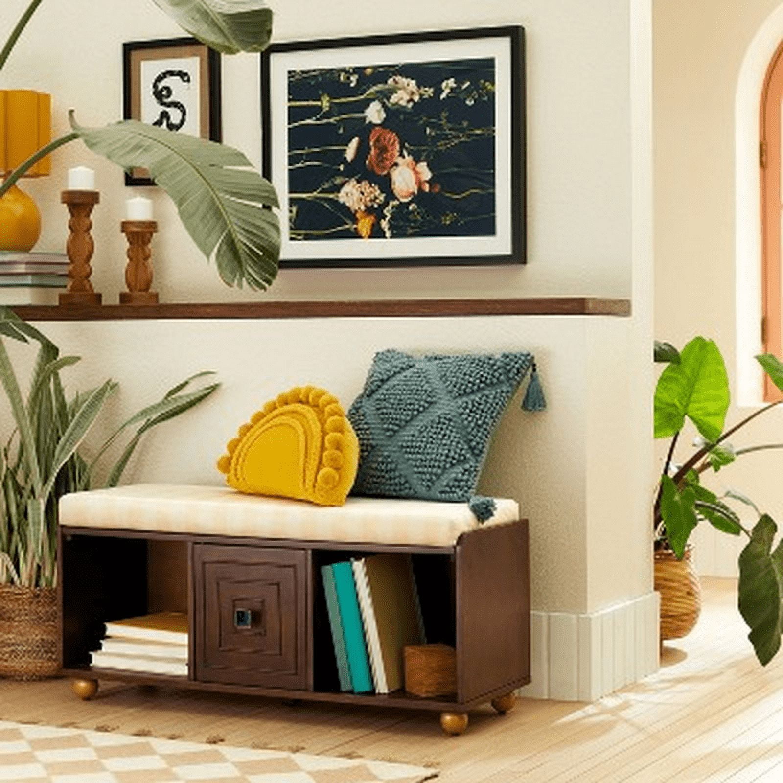 Serra Bench with Cushion Opalhouse designed with Jungalow