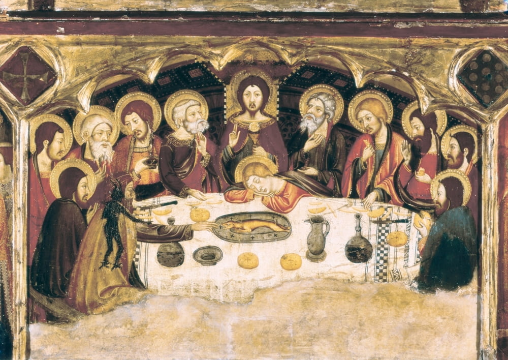 Serrajaume (1358-1397) Serrapere (1343-1406) Canvas Art - (36 x 24)