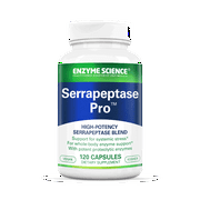 Serrapeptase Pro with Potent Proteolytic Enzymes, 120 Capsules, Enzyme Science