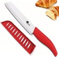 thumbnail image 1 of Serrated Bread Knife 6-inch Sharp Ceramic Kitchen Knife Rustproof Ceramic Blade Cutter Tool, 1 of 6